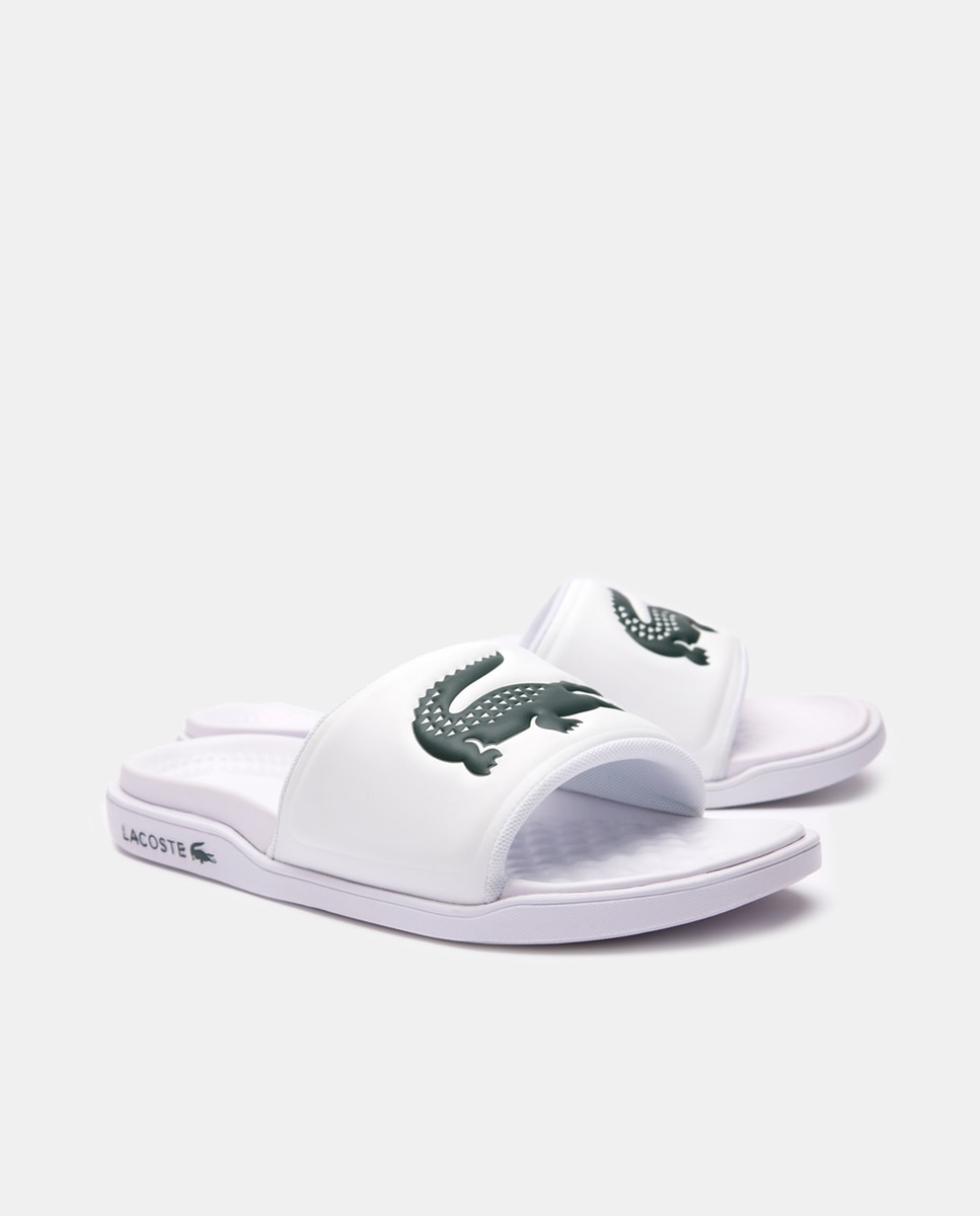 Chinelos Croco Dualiste com Logótipo Branco-2