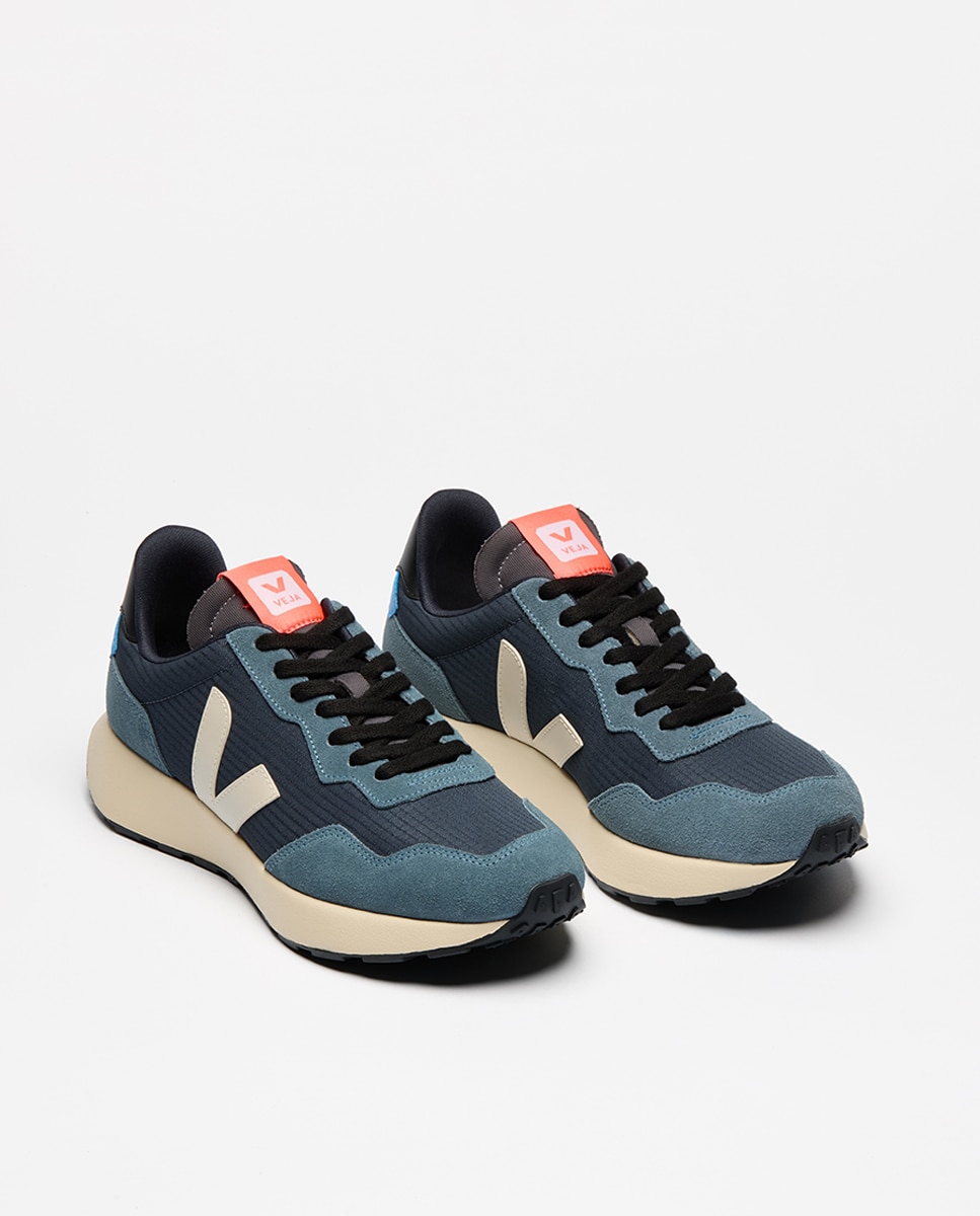Sapatilhas Modelo Paulistana de Ripstop com Atacadores Azul-escuro-3