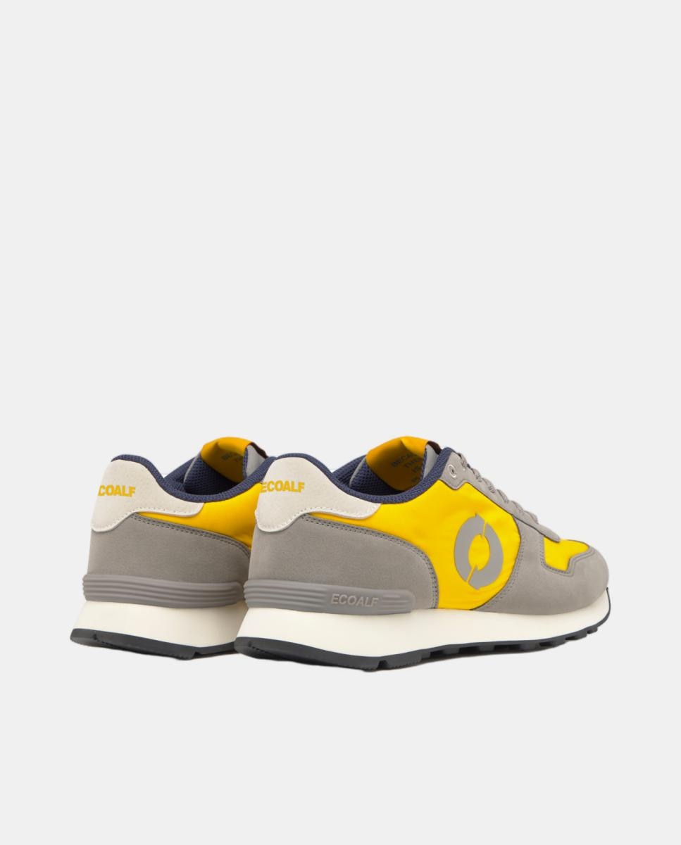 Sapatilhas Modelo UCLA 100% Poliamida Reciclada Amarelo-3