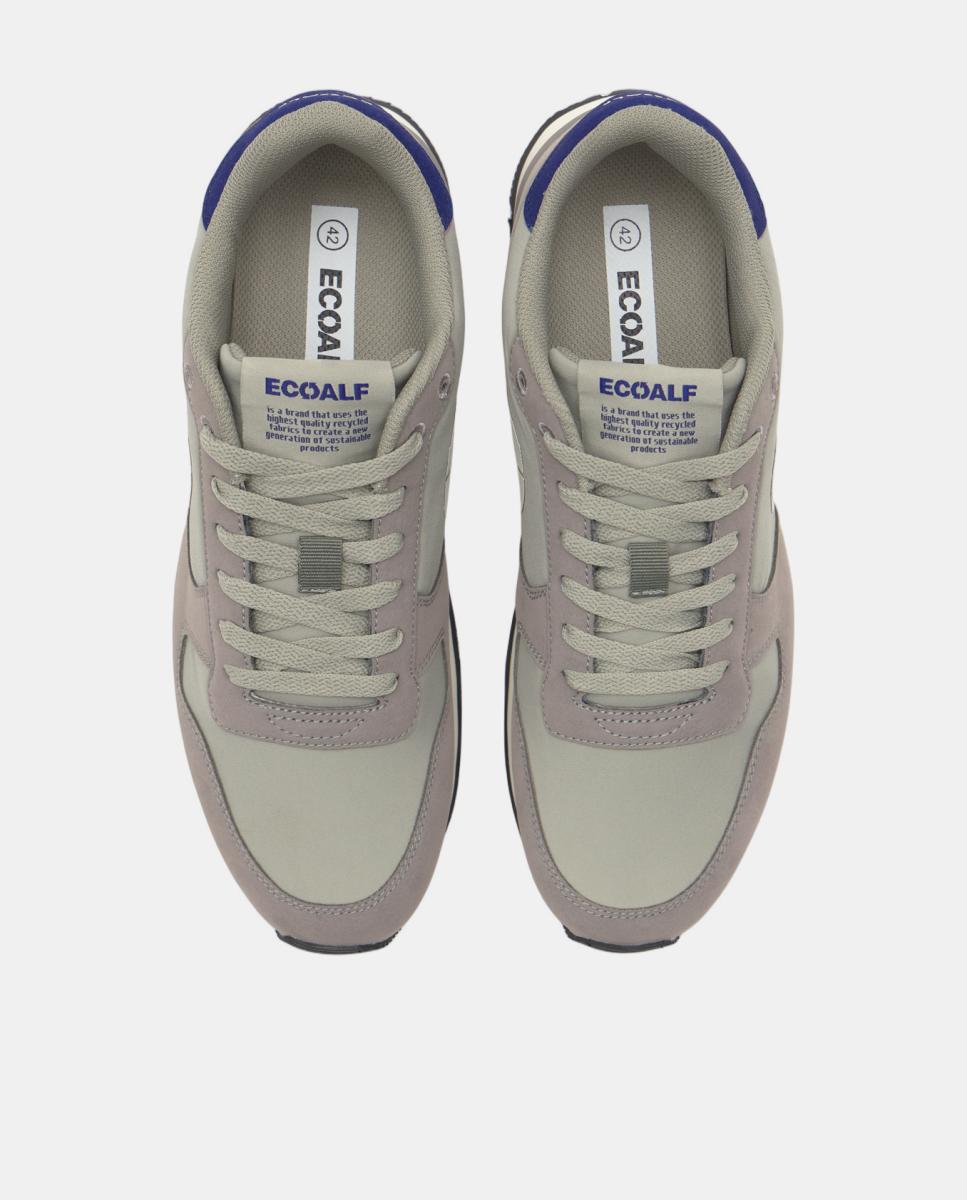 Sapatilhas Modelo UCLA 100% Poliamida Reciclada Cinzento-2