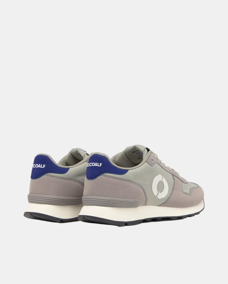 Sapatilhas Modelo UCLA 100% Poliamida Reciclada Cinzento-3