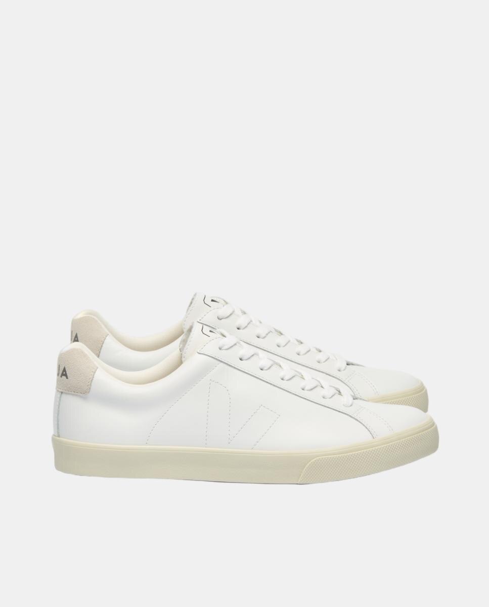 Imagen 0 de Zapatilla de hombre, modelo esplar, de cuero, con cordones Blanco