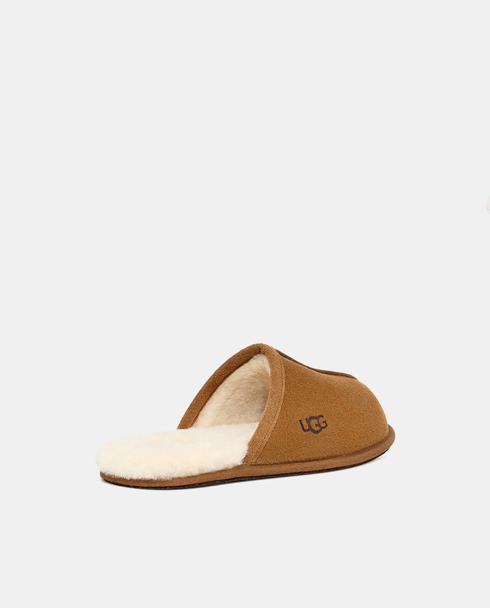 Pantufas de homem UGG castanhas Castanho-claro-3