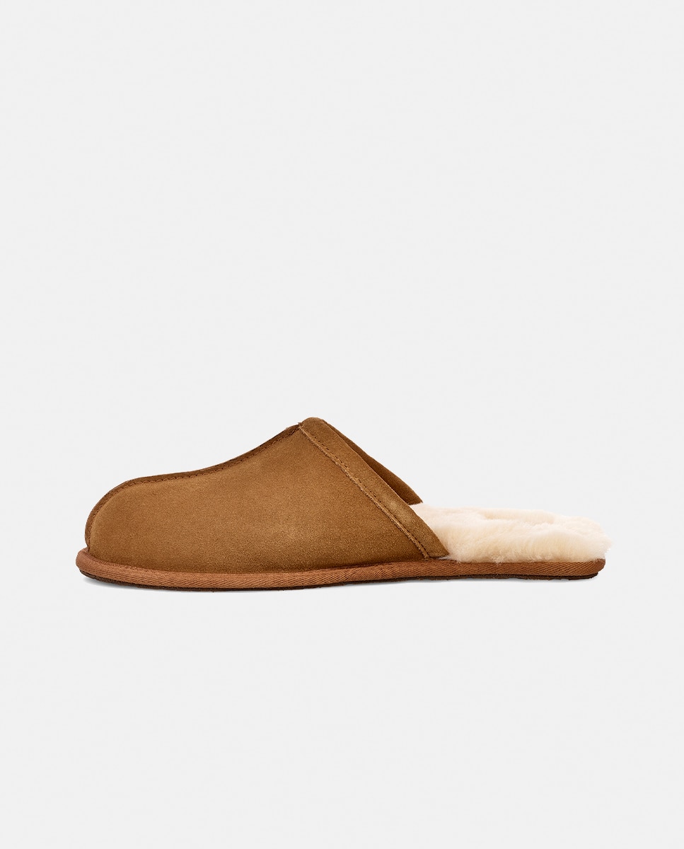 Pantufas de homem UGG castanhas Castanho-claro-10