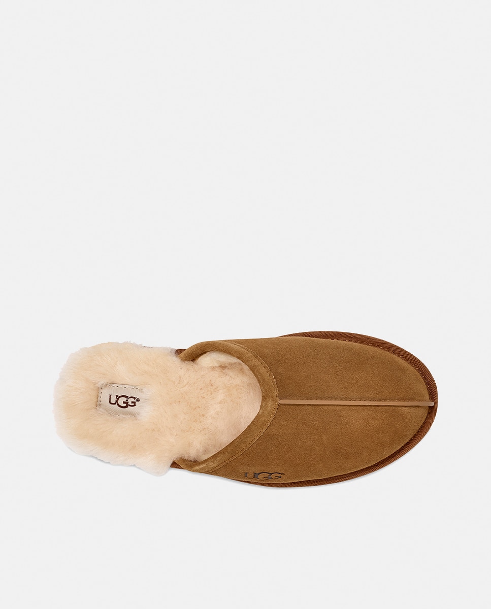 Pantufas de homem UGG castanhas Castanho-claro-11
