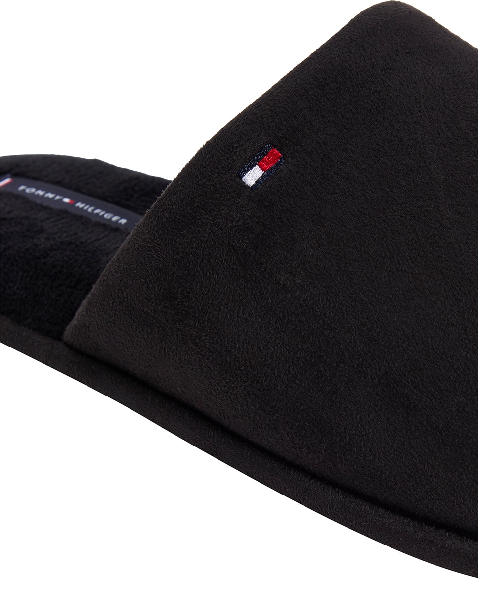 Chinelos de Quarto com Bandeira Preto-6