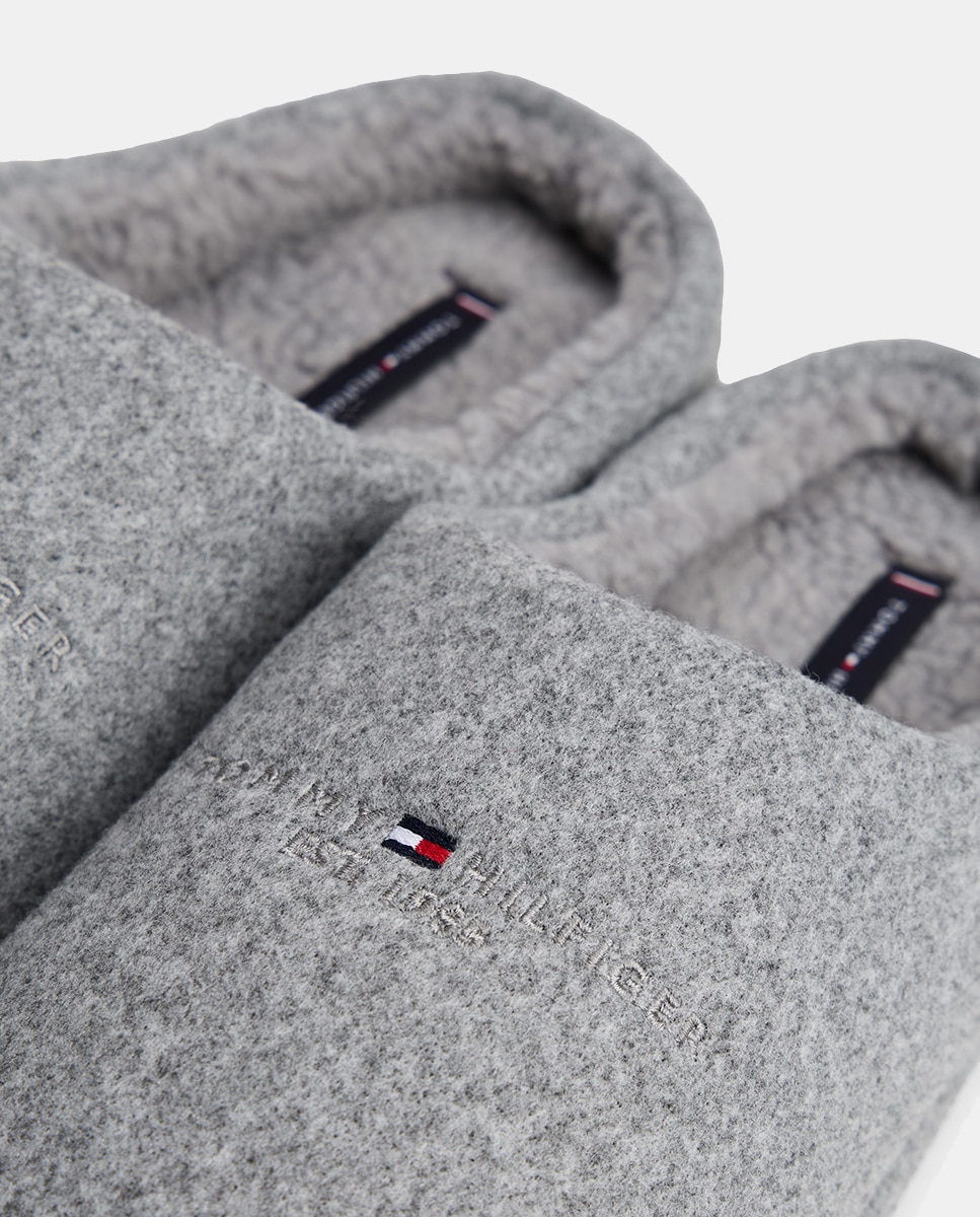 Chinelos de Quarto Established Cinzento-6