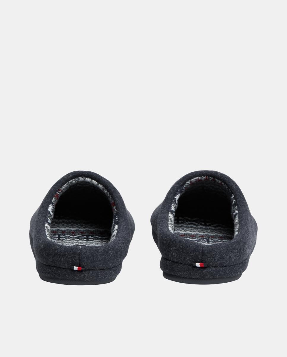 Imagen 6 de Zapatilla de casa de hombre con logo TH - Tommy Hilfiger - Azul marino Azul marino