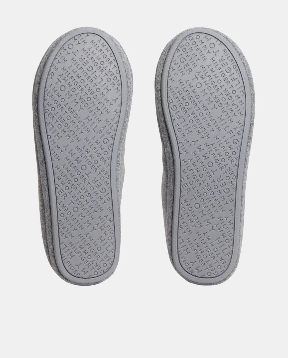 Imagen 7 de Zapatilla de casa de hombre con logo TH - Tommy Hilfiger - Gris Suave Gris Suave