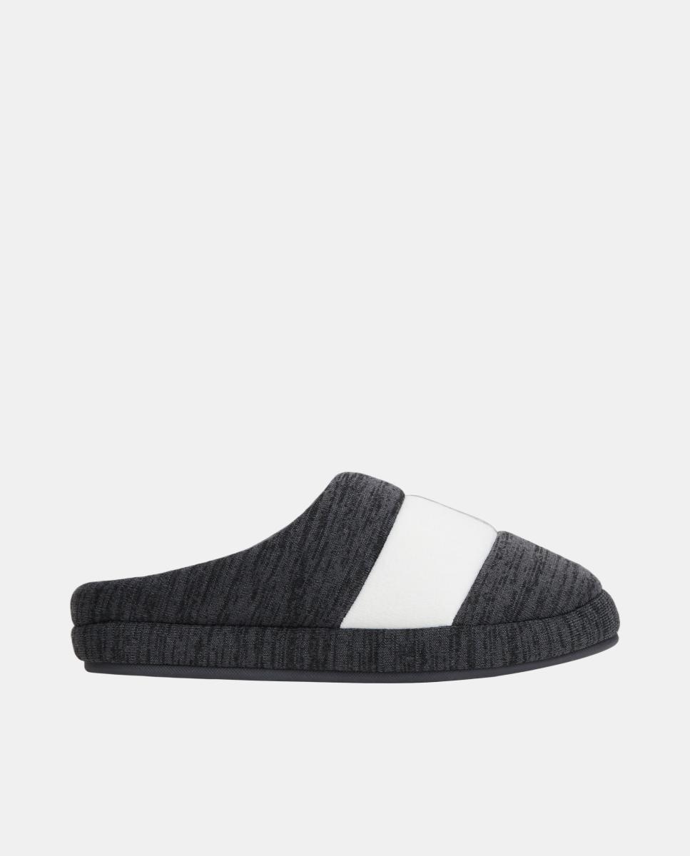 Imagen 1 de Zapatilla de casa de hombre con bandera TH - Tommy Hilfiger - Gris oscuro Gris oscuro