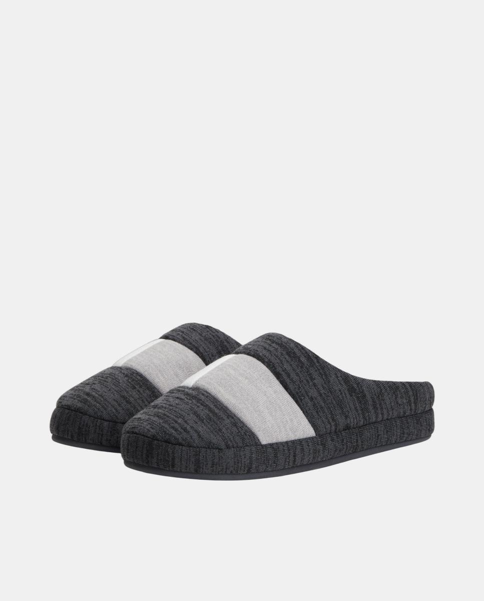 Imagen 2 de Zapatilla de casa de hombre con bandera TH - Tommy Hilfiger - Gris oscuro Gris oscuro