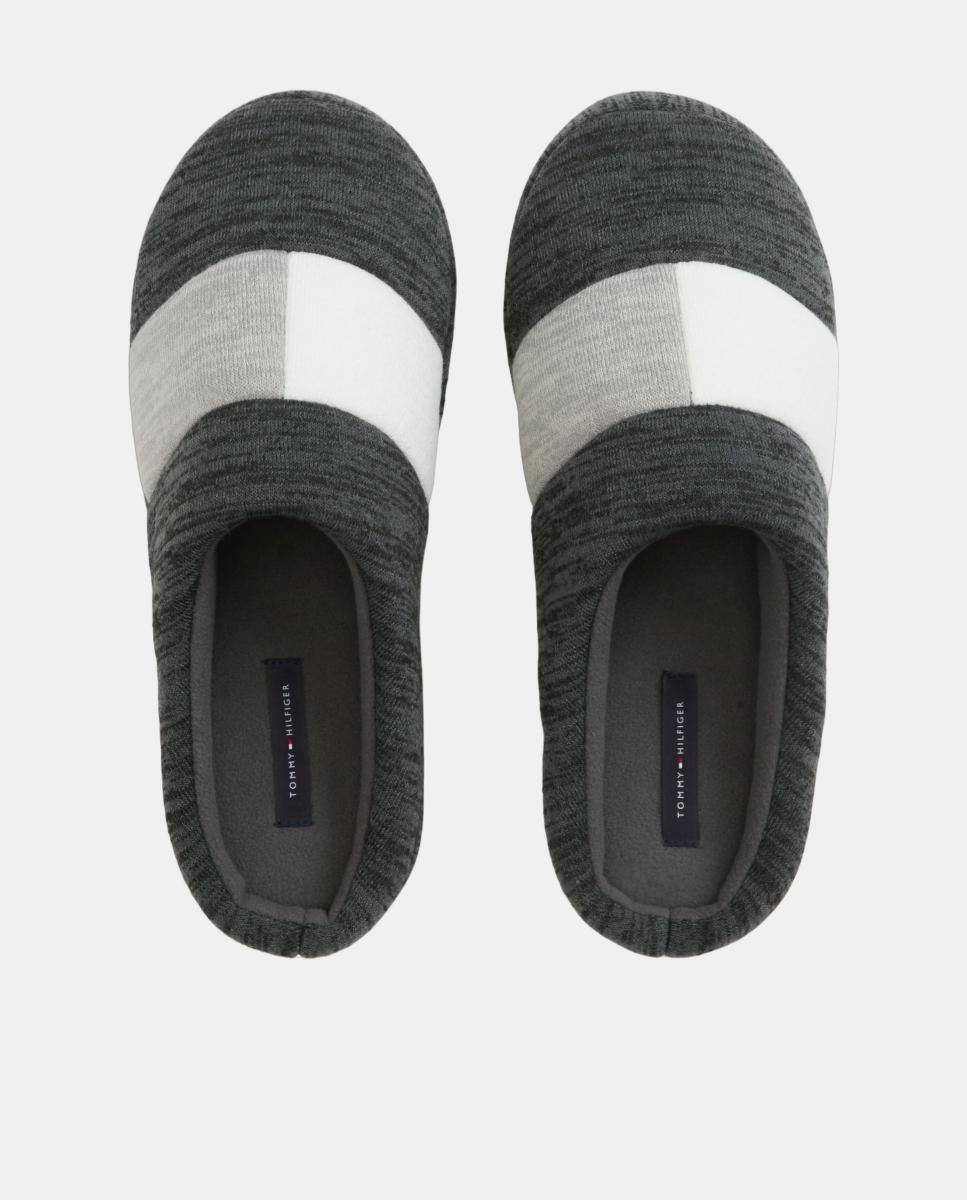 Imagen 3 de Zapatilla de casa de hombre con bandera TH - Tommy Hilfiger - Gris oscuro Gris oscuro