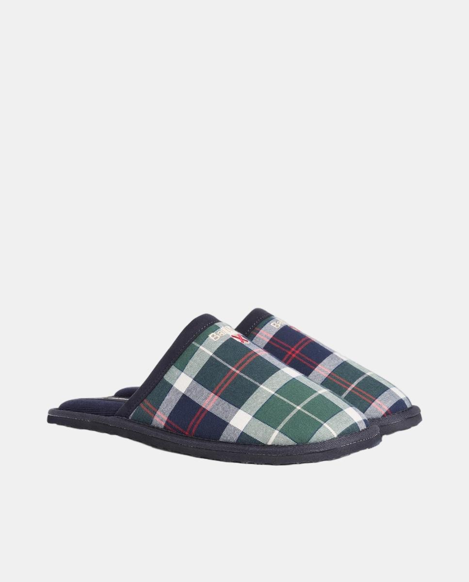 Imagen 3 de Zapatilla de hombre tipo mula - Barbour - Verde Verde