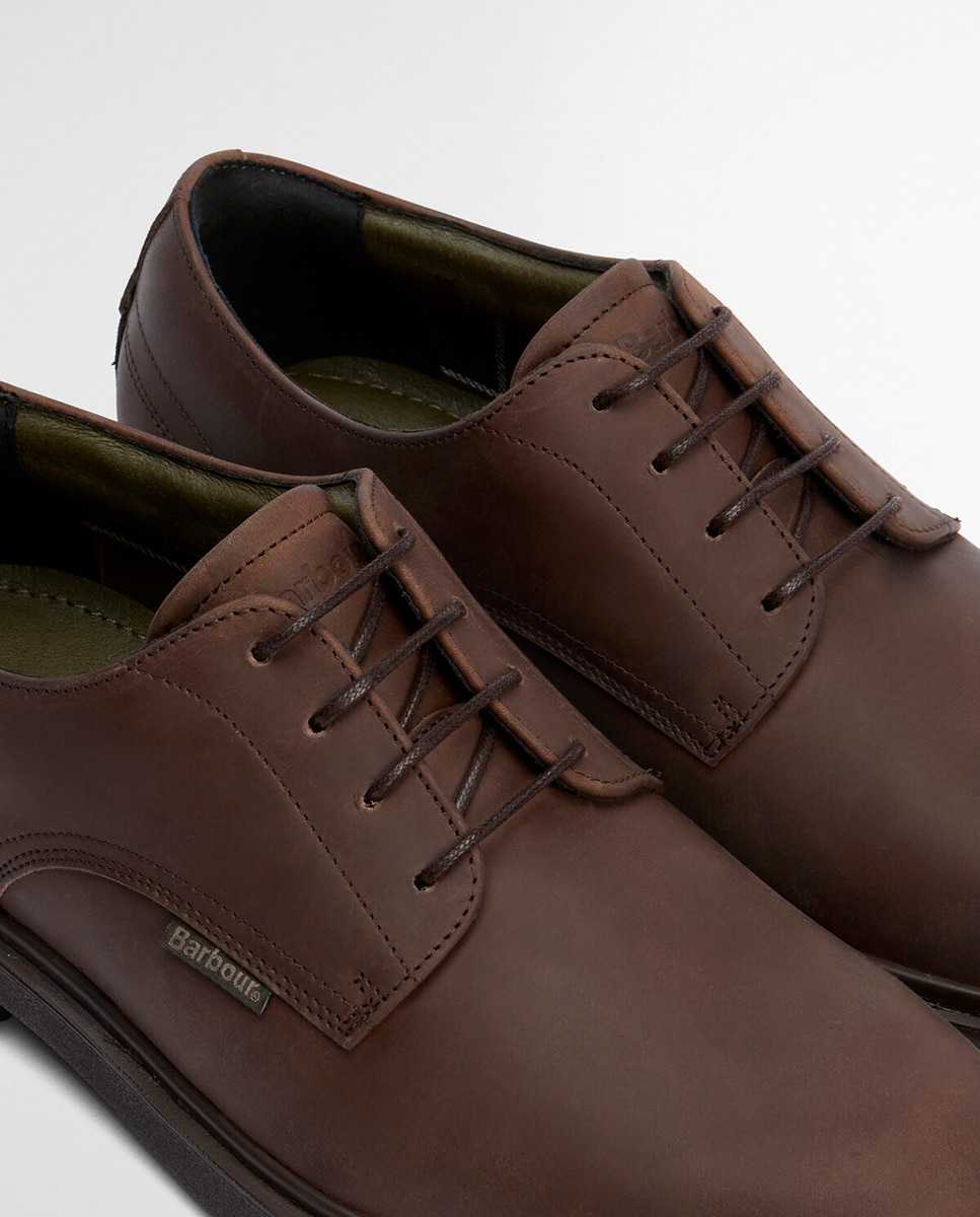 Sapatos em Pele com 4 Ilhós Castanho-escuro-8