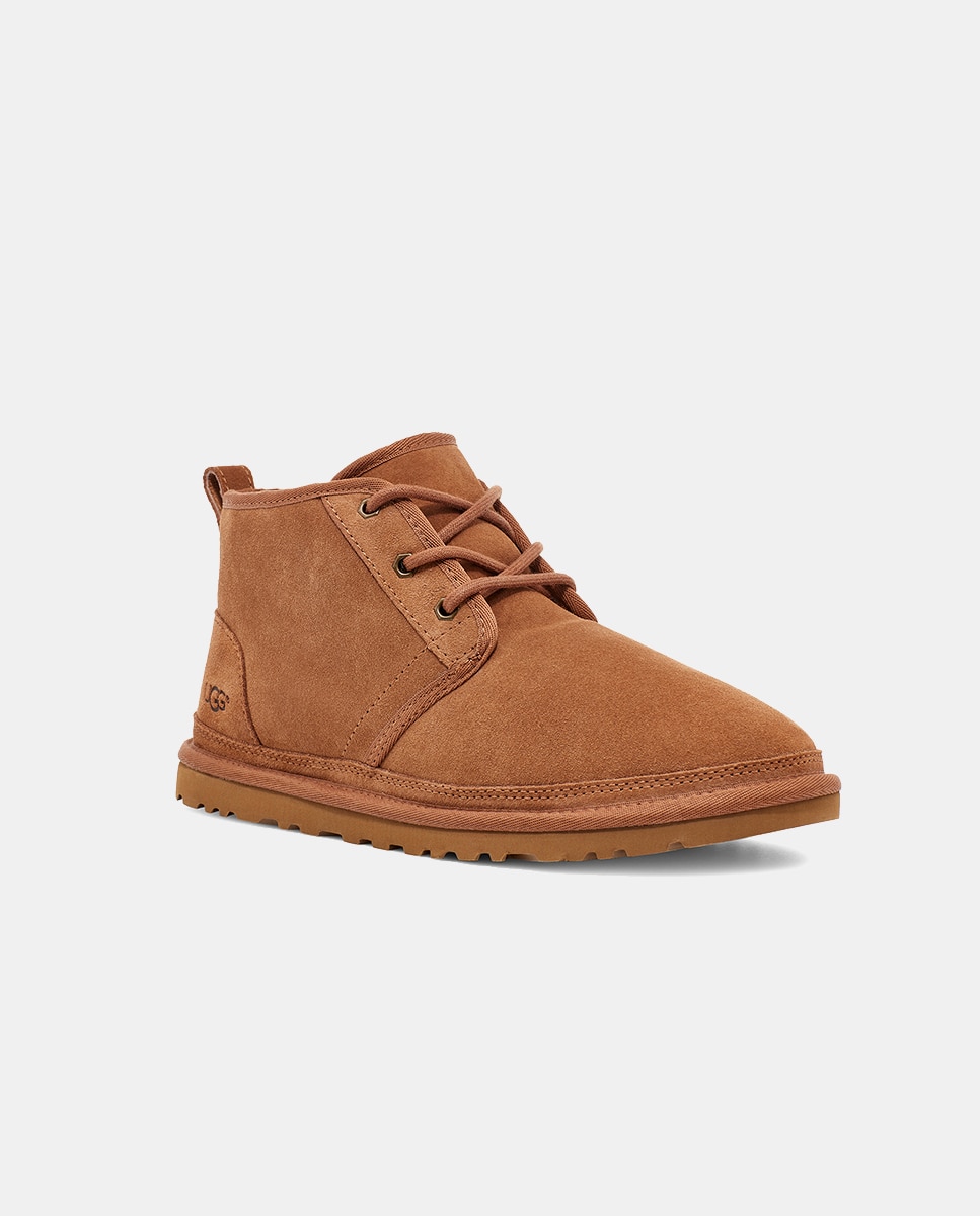 Botas de homem UGG em pele castanho-claro Castanho-claro-7