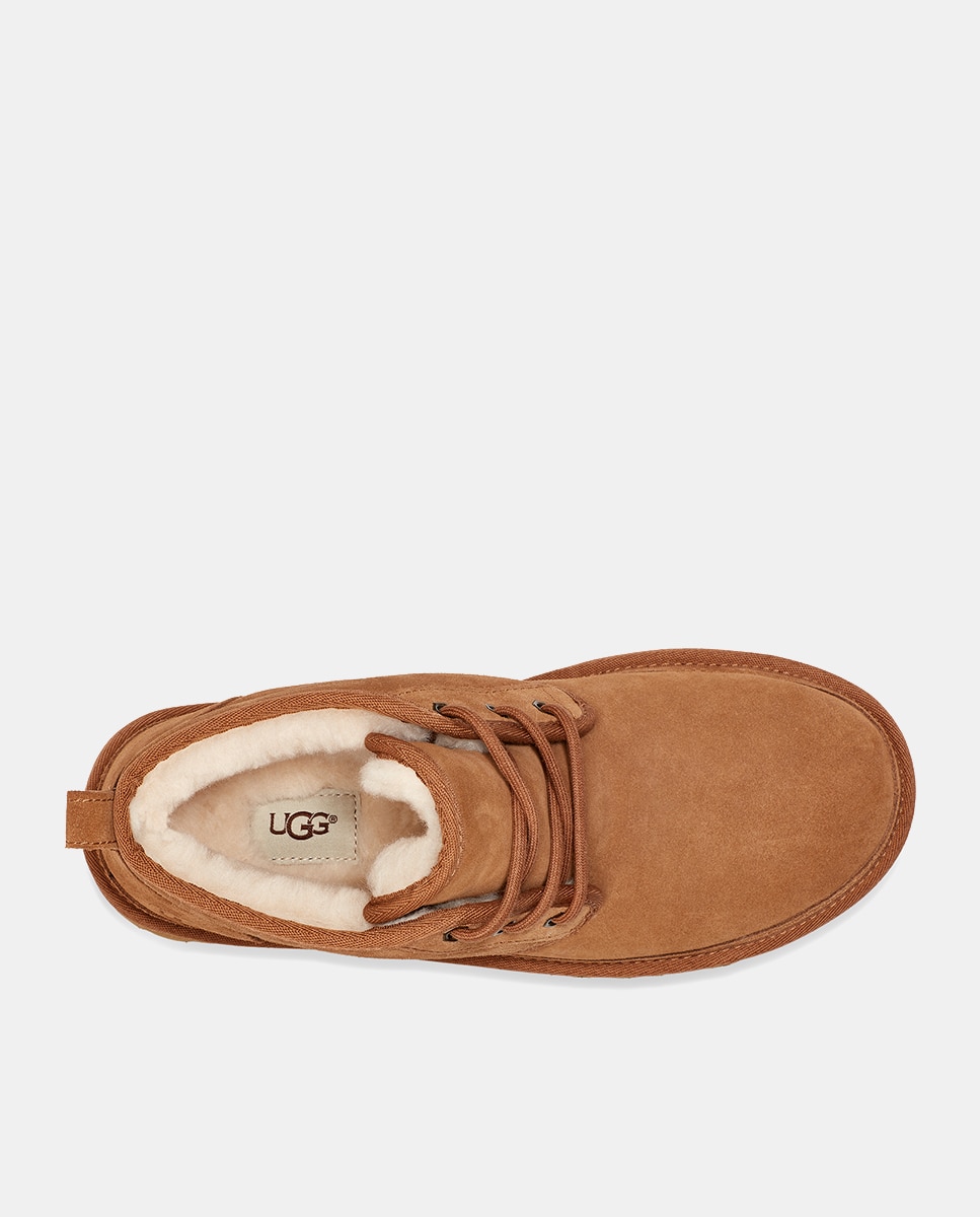 Botas de homem UGG em pele castanho-claro Castanho-claro-9