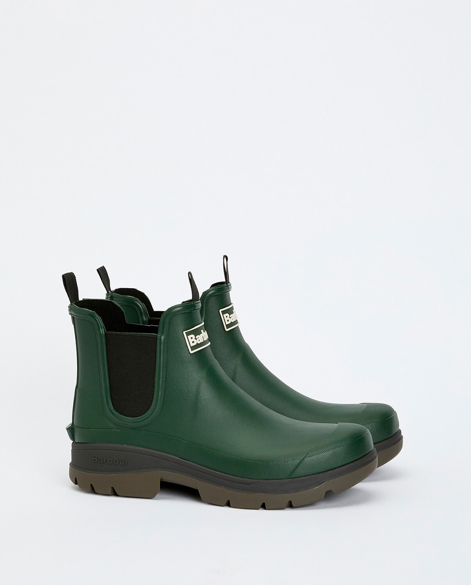 Galochas Tipo Chelsea Verde-militar-2