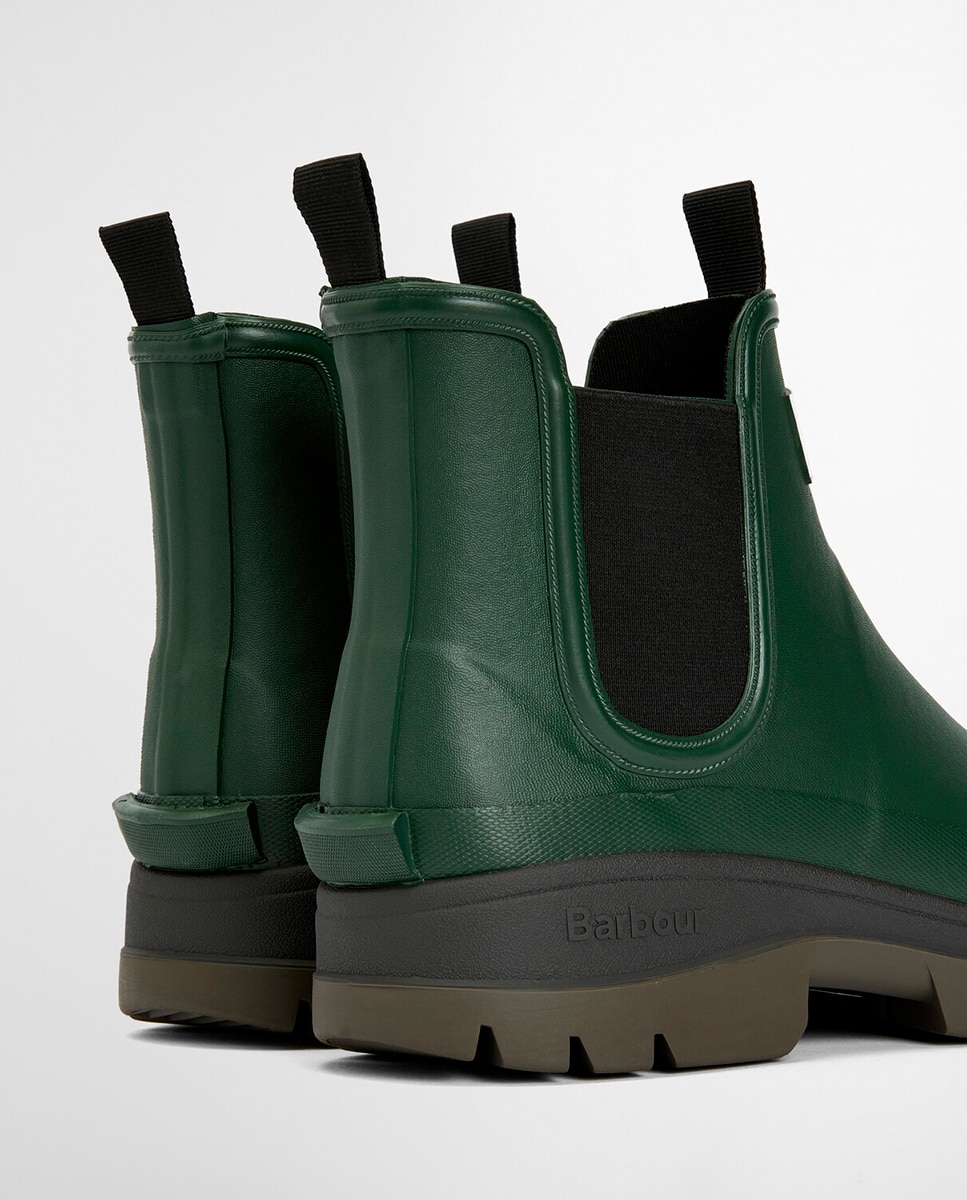 Galochas Tipo Chelsea Verde-militar-3