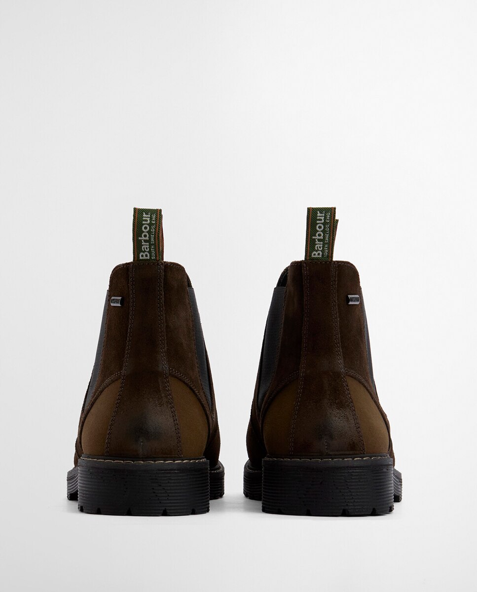 Botins Chelsea Impermeáveis Castanho-escuro-3