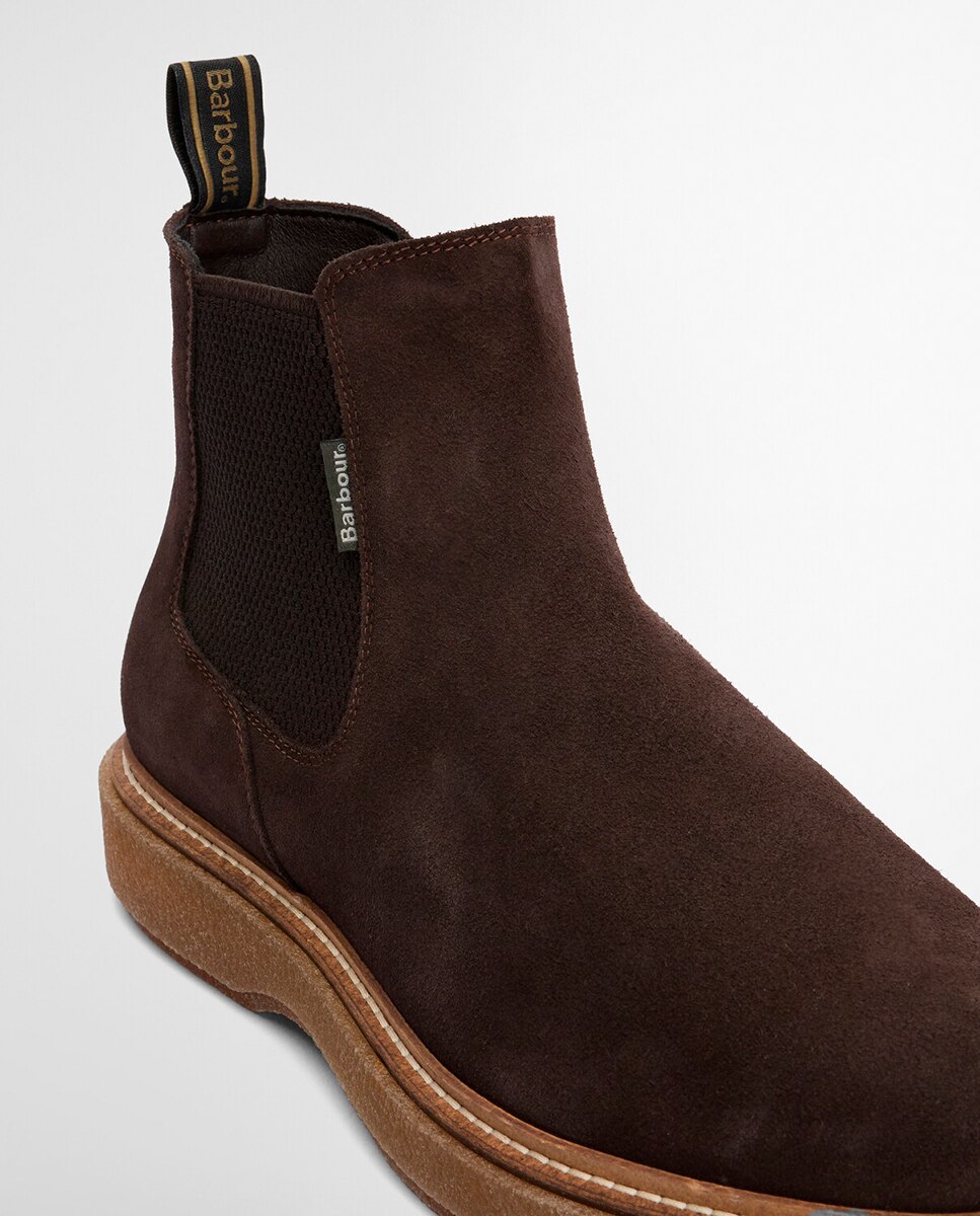 Botins Chelsea com Sola Crepe Castanho-escuro-5