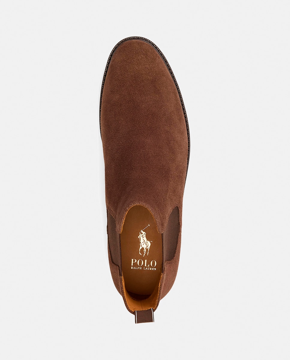 Botas Asher Tipo Chelsea em Pele Castanho-escuro-2