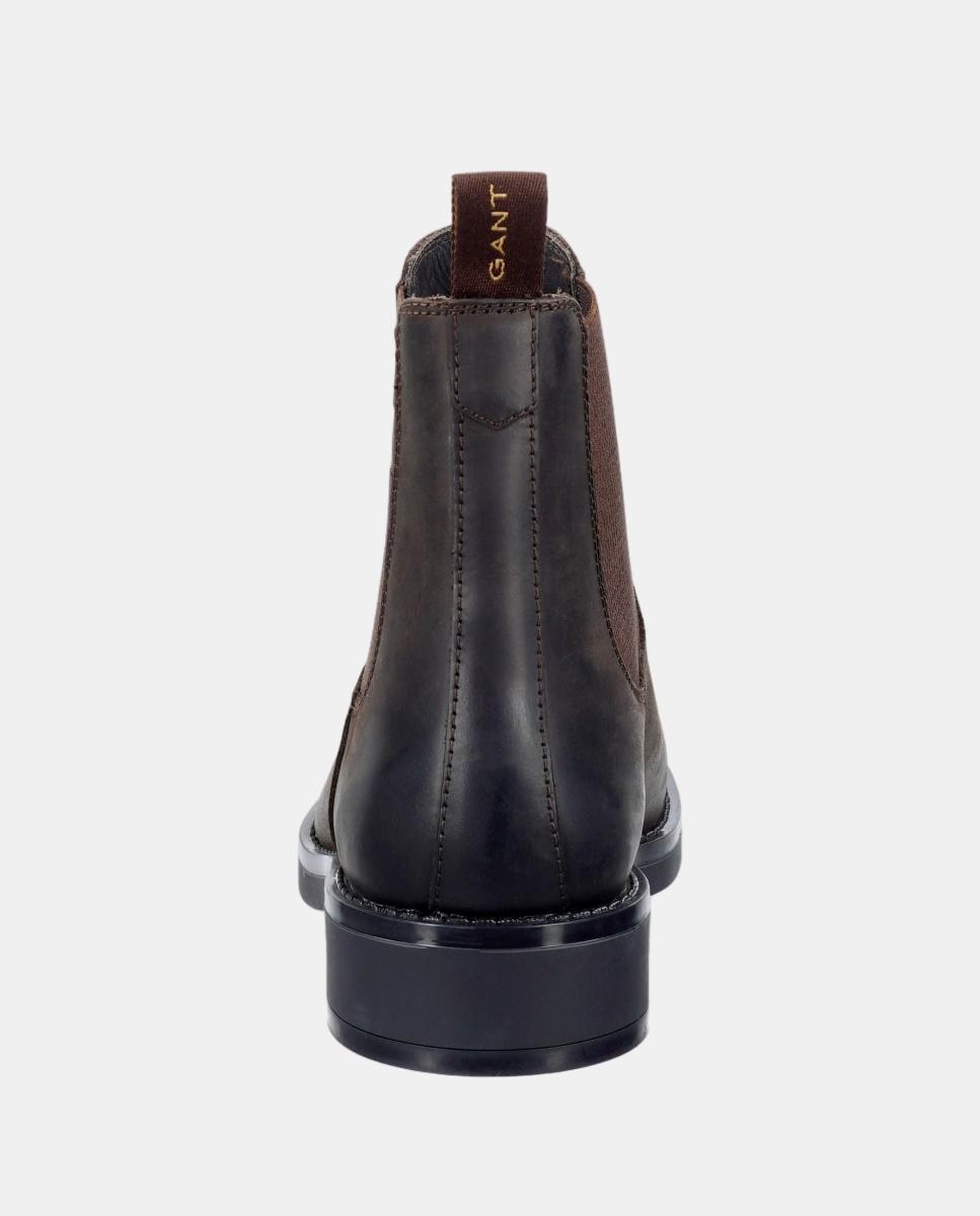 Sapatos Chelsea em Pele Preto-4