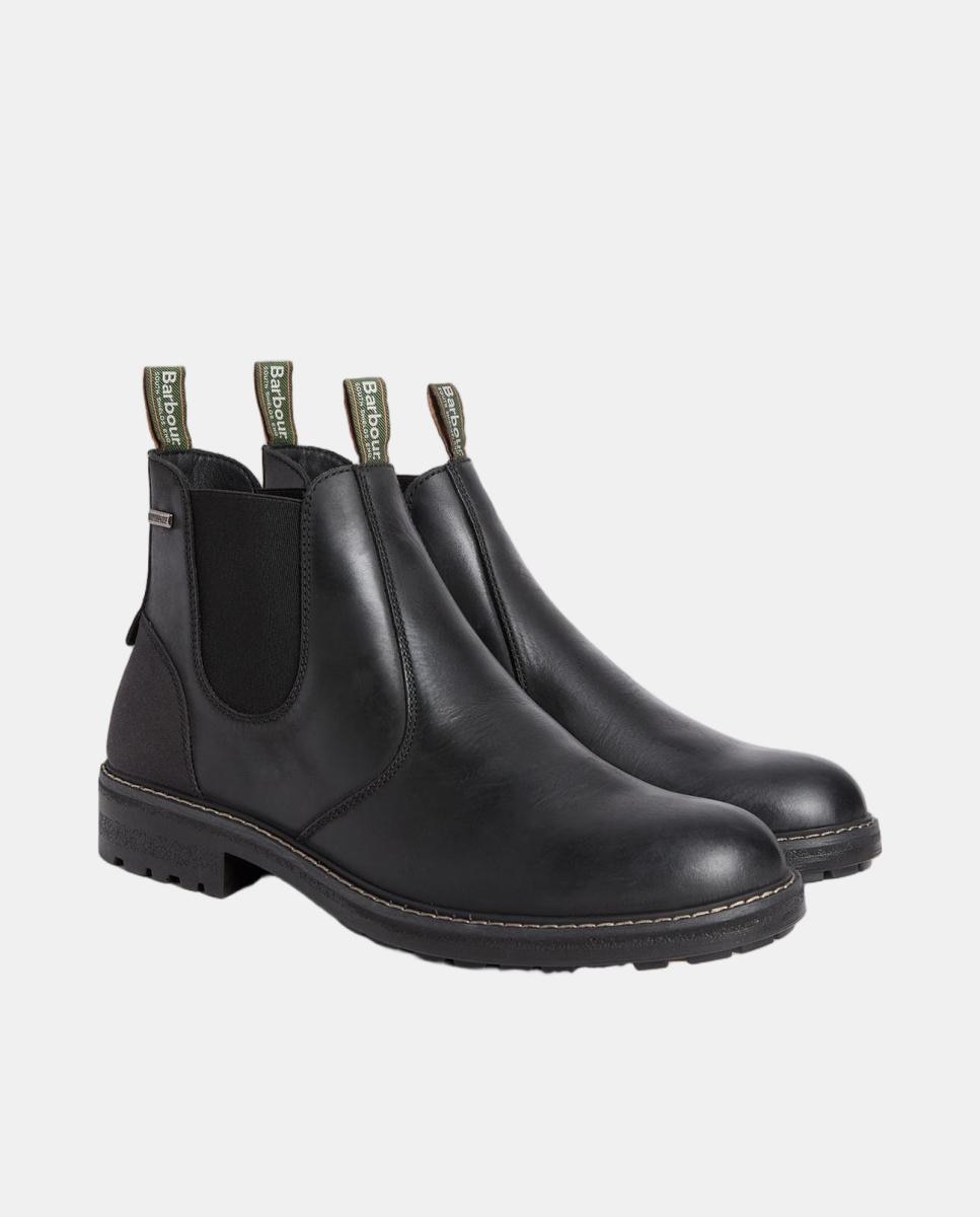 Botas de hombre tipo chelsea de piel impermeable - Barbour - Negro Negro-2