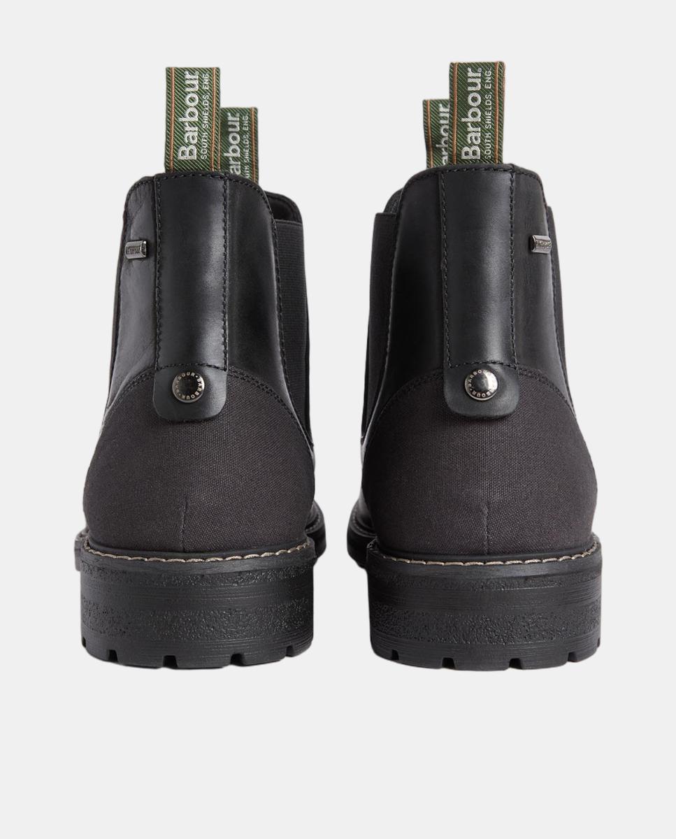 Botas de hombre tipo chelsea de piel impermeable - Barbour - Negro Negro-4