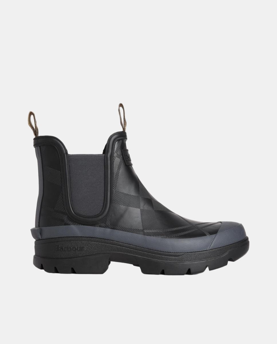 Imagem 0 de Bota impermeável tipo chelsea com relevo tartan
