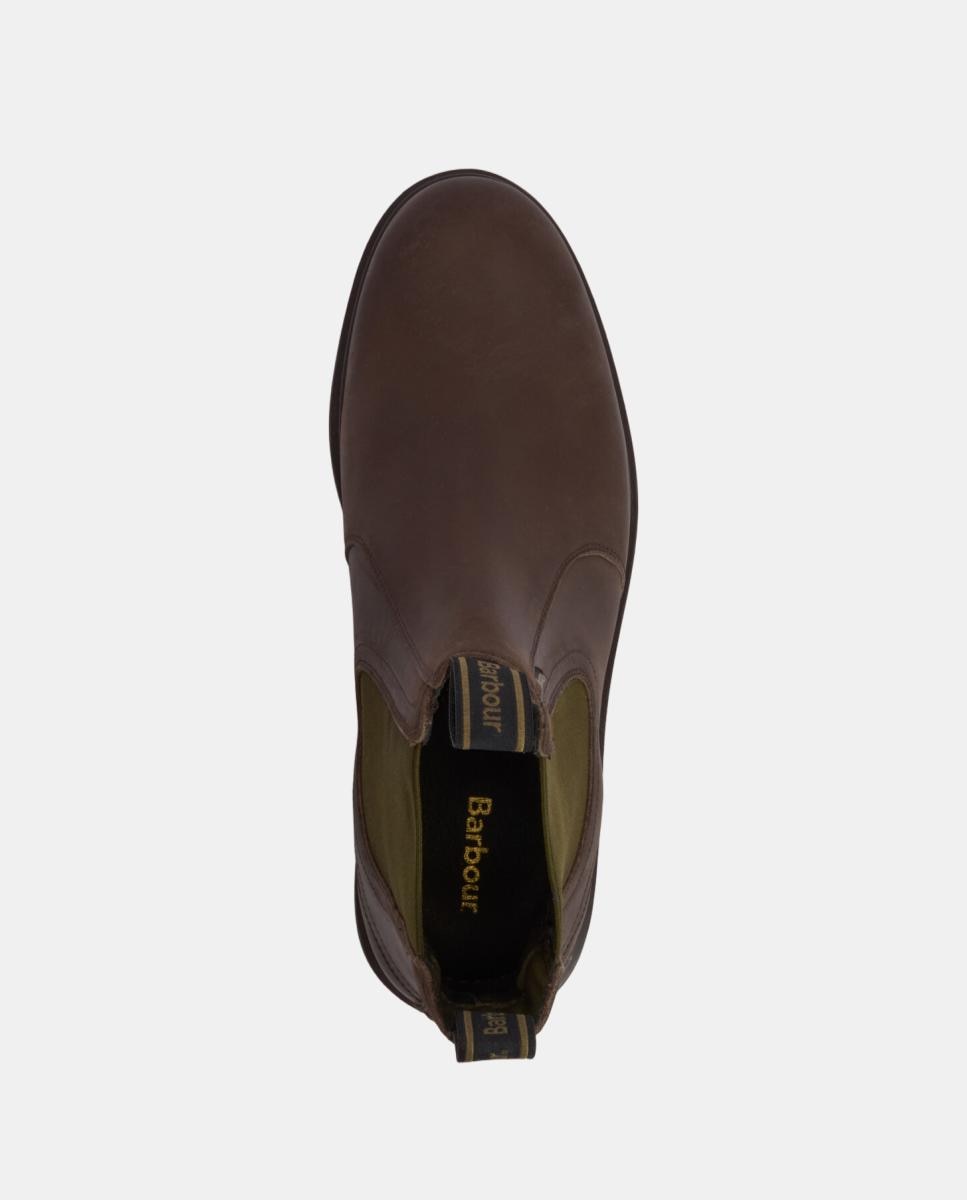 Bota estilo chelsea de piel encerada de hombre - Barbour - Marrón oscuro Marrón oscuro-5