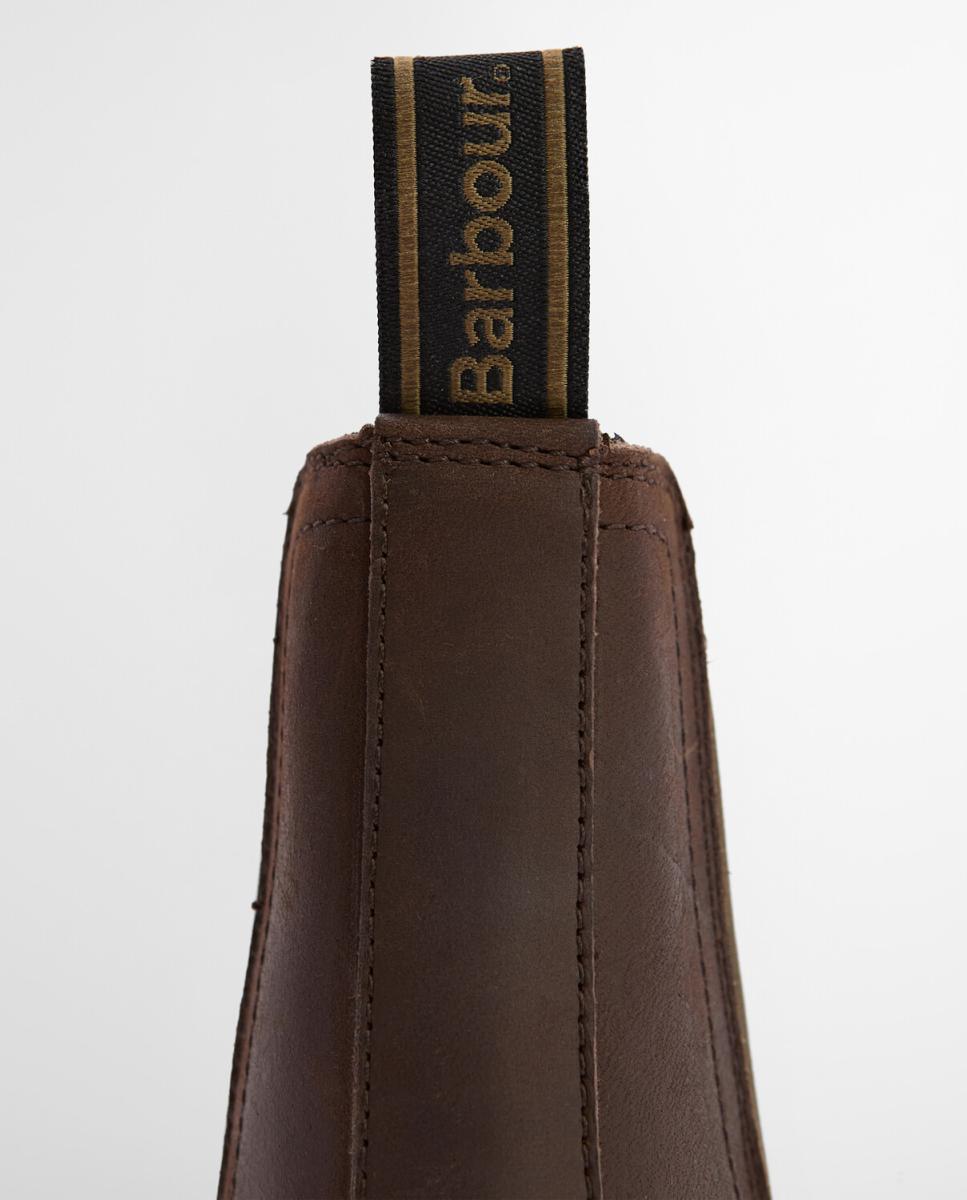 Bota estilo chelsea de piel encerada de hombre - Barbour - Marrón oscuro Marrón oscuro-9