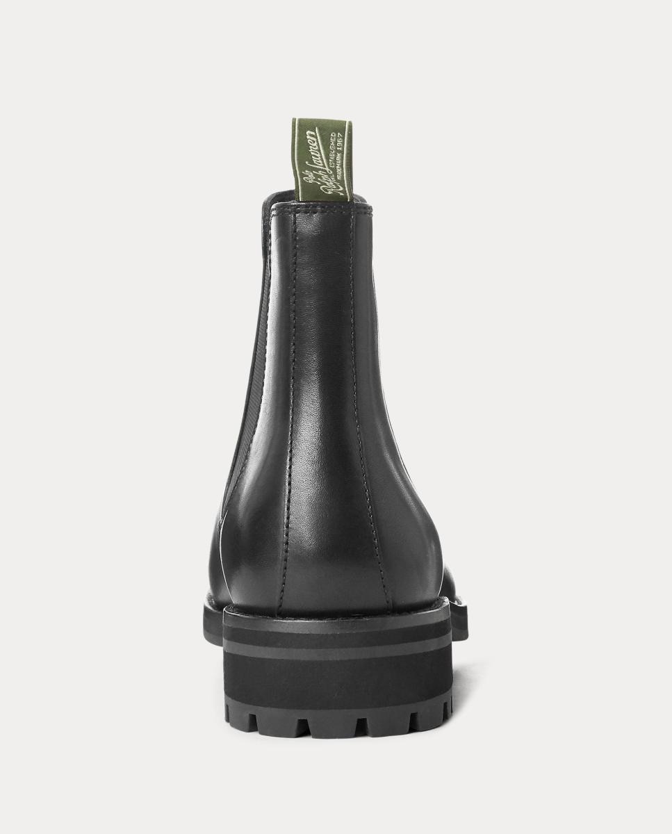 Botas Chelsea Bryson em Pele Preto-4