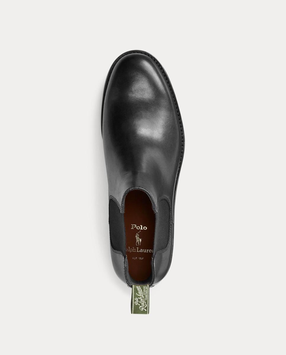 Botas Chelsea Bryson em Pele Preto-5