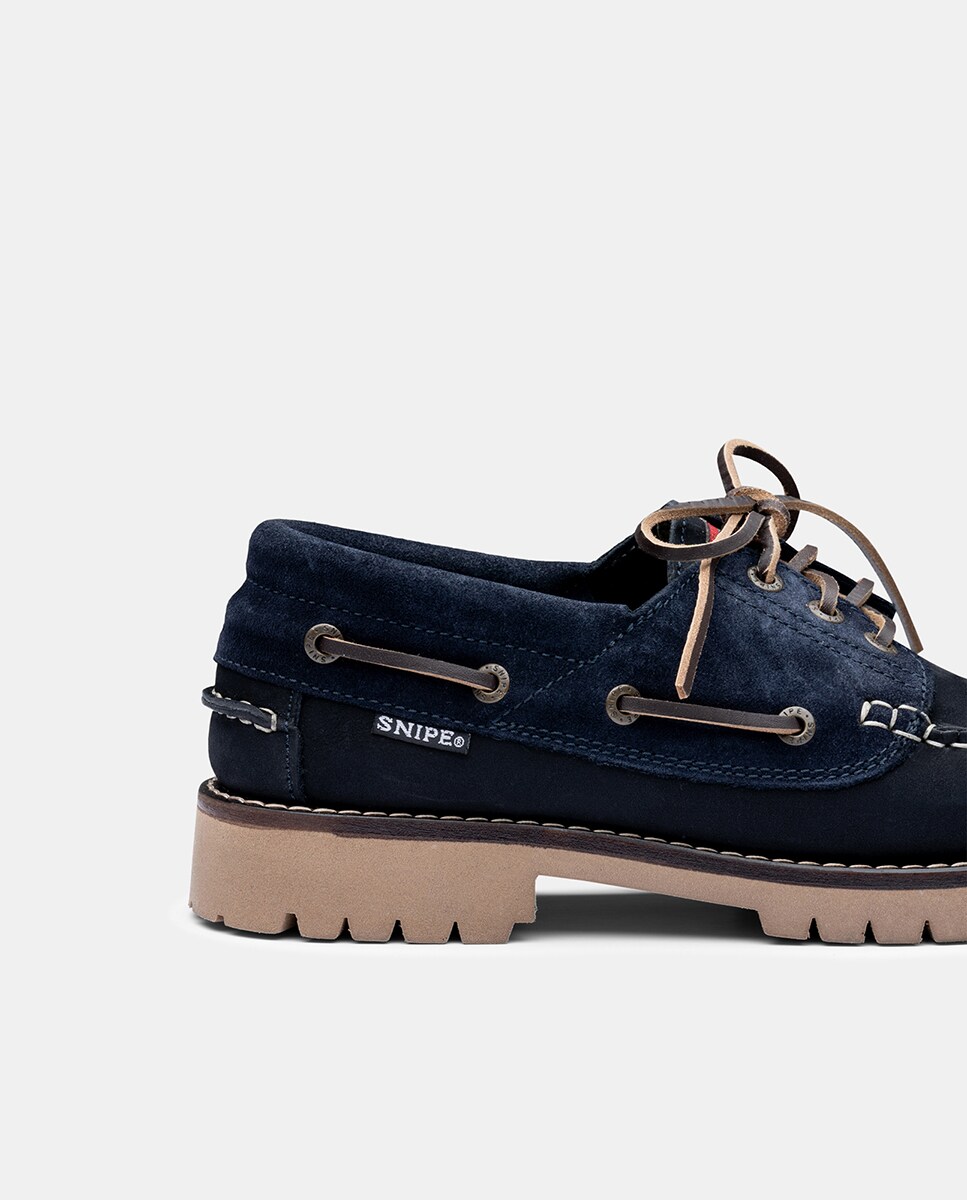 Nautico de hombre en nobuck con piso ligero · Snipe · El Corte Inglés