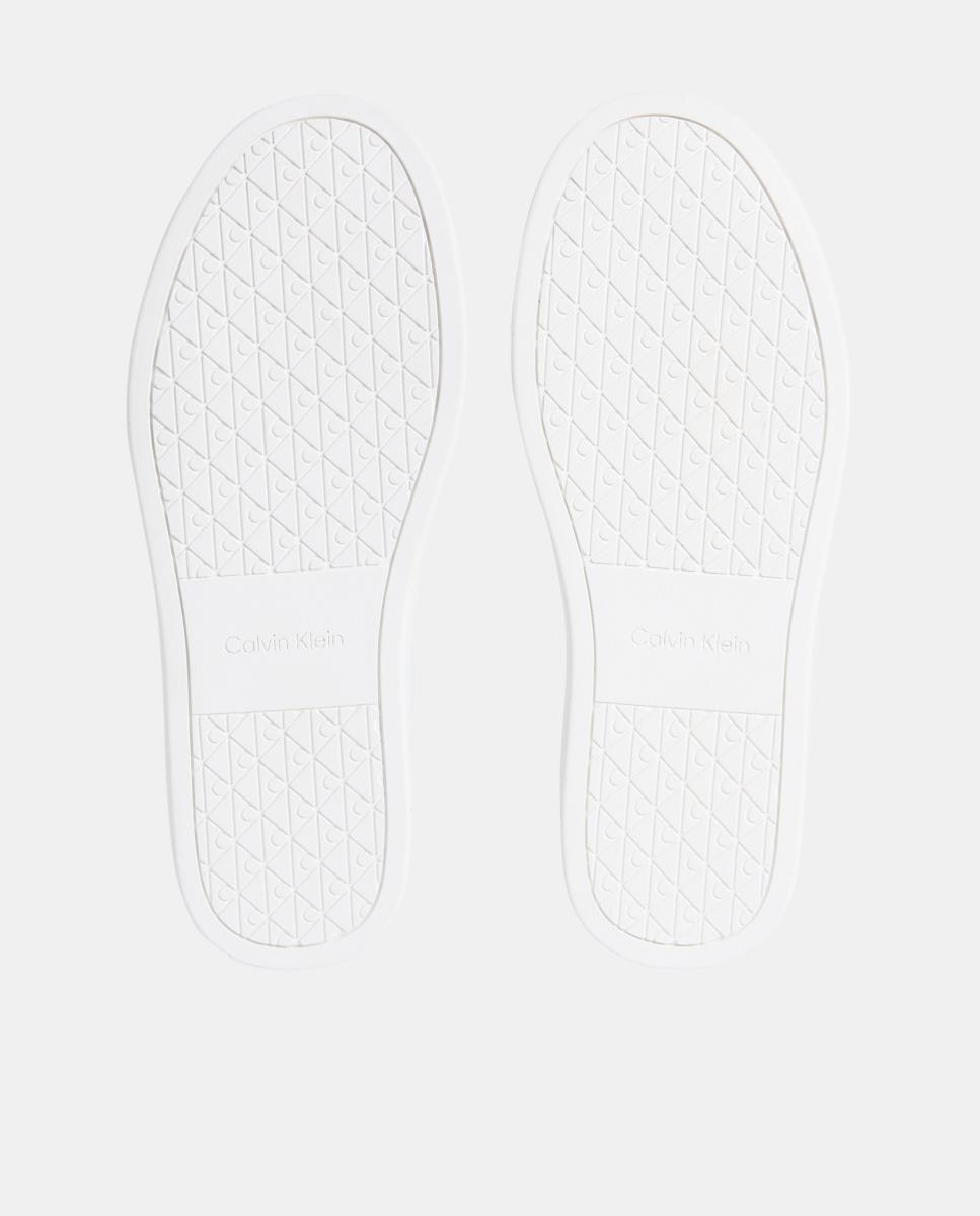 Sapatilhas em Pele Branco-7