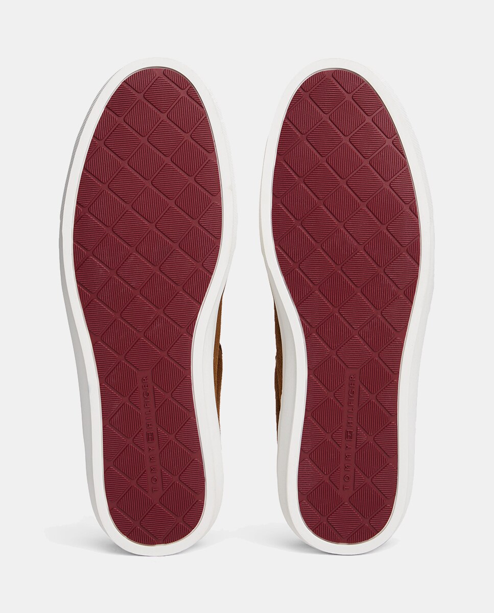 Sapatilhas em Pele Bovina com Contraste Couro-5