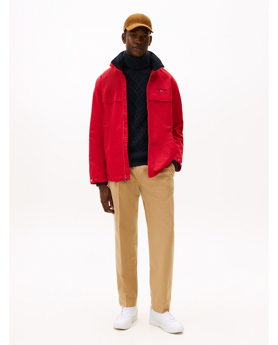 Sapatilhas de Basquetebol em Pele com Bandeira Branco-8