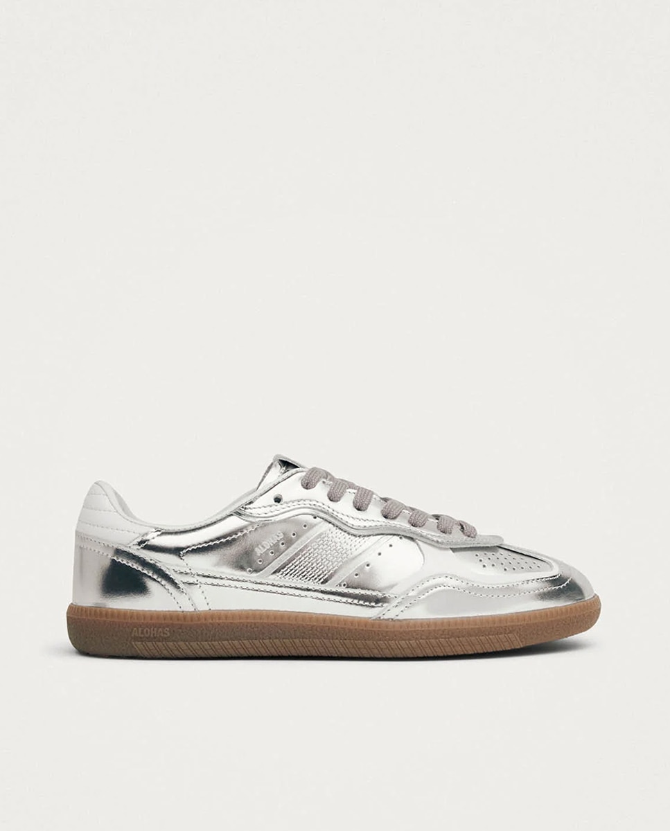 Zapatillas de ante - Alohas - Plata Plata-1