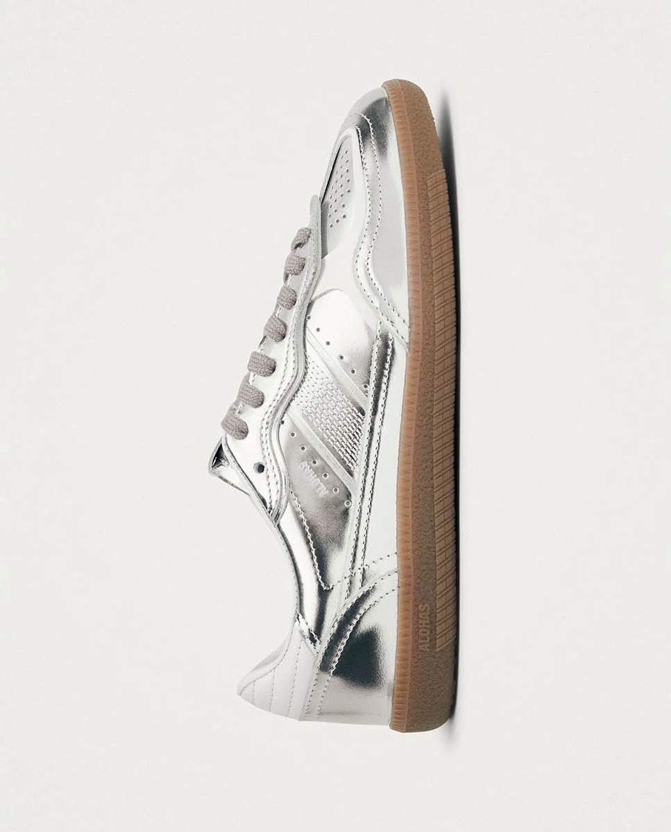 Zapatillas de ante - Alohas - Plata Plata-3