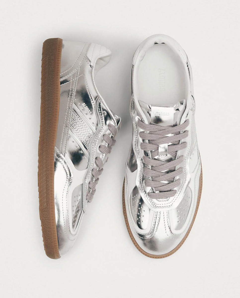Zapatillas de ante - Alohas - Plata Plata-4