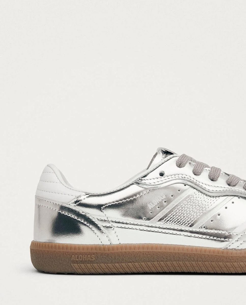 Zapatillas de ante - Alohas - Plata Plata-5