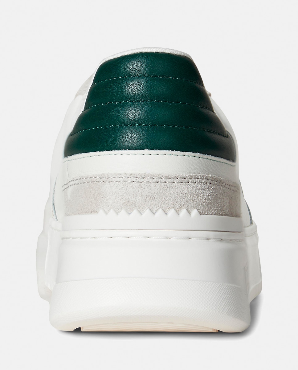 Sapatilhas Baixas RLITE SPORT em Pele Branco-3