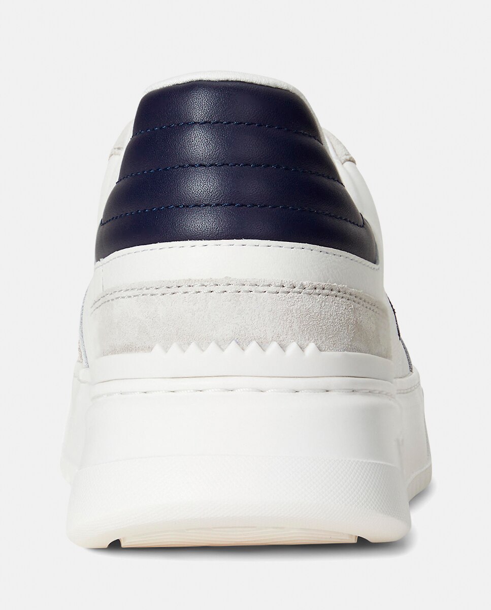 Sapatilhas Baixas RLITE SPORT em Pele Branco-2