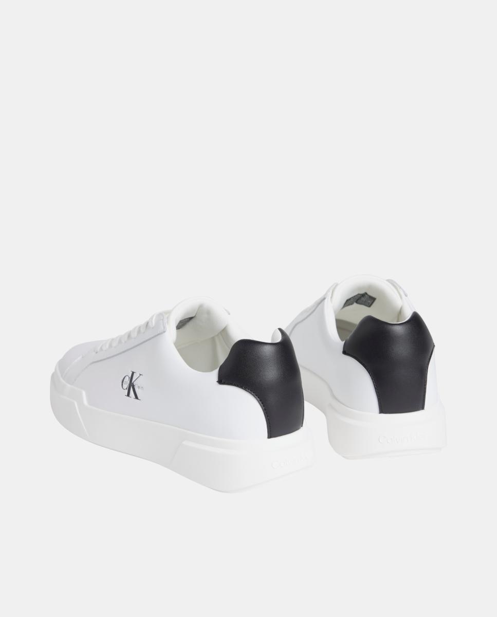 Sapatilhas em Pele Branco-2