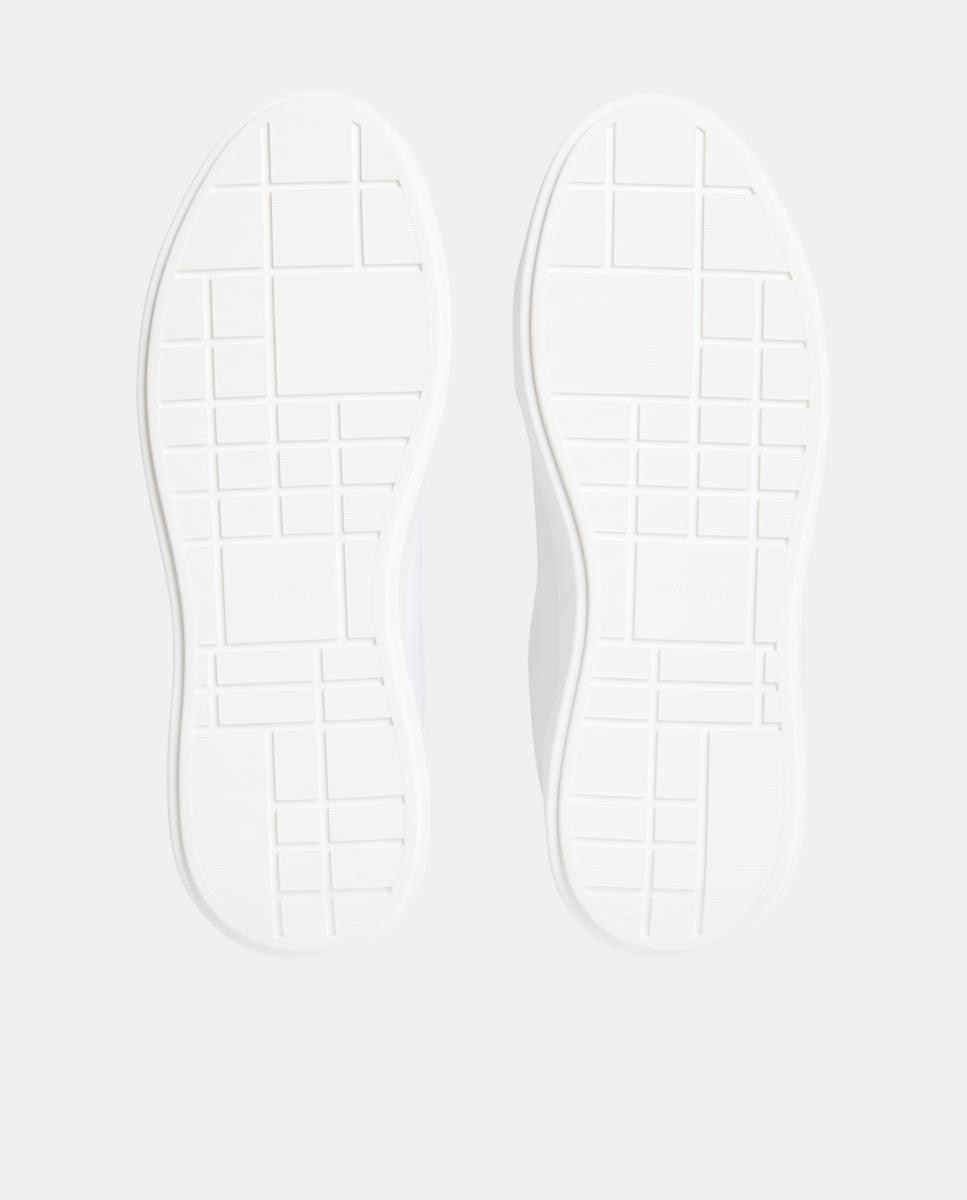 Sapatilhas em Pele Branco-6