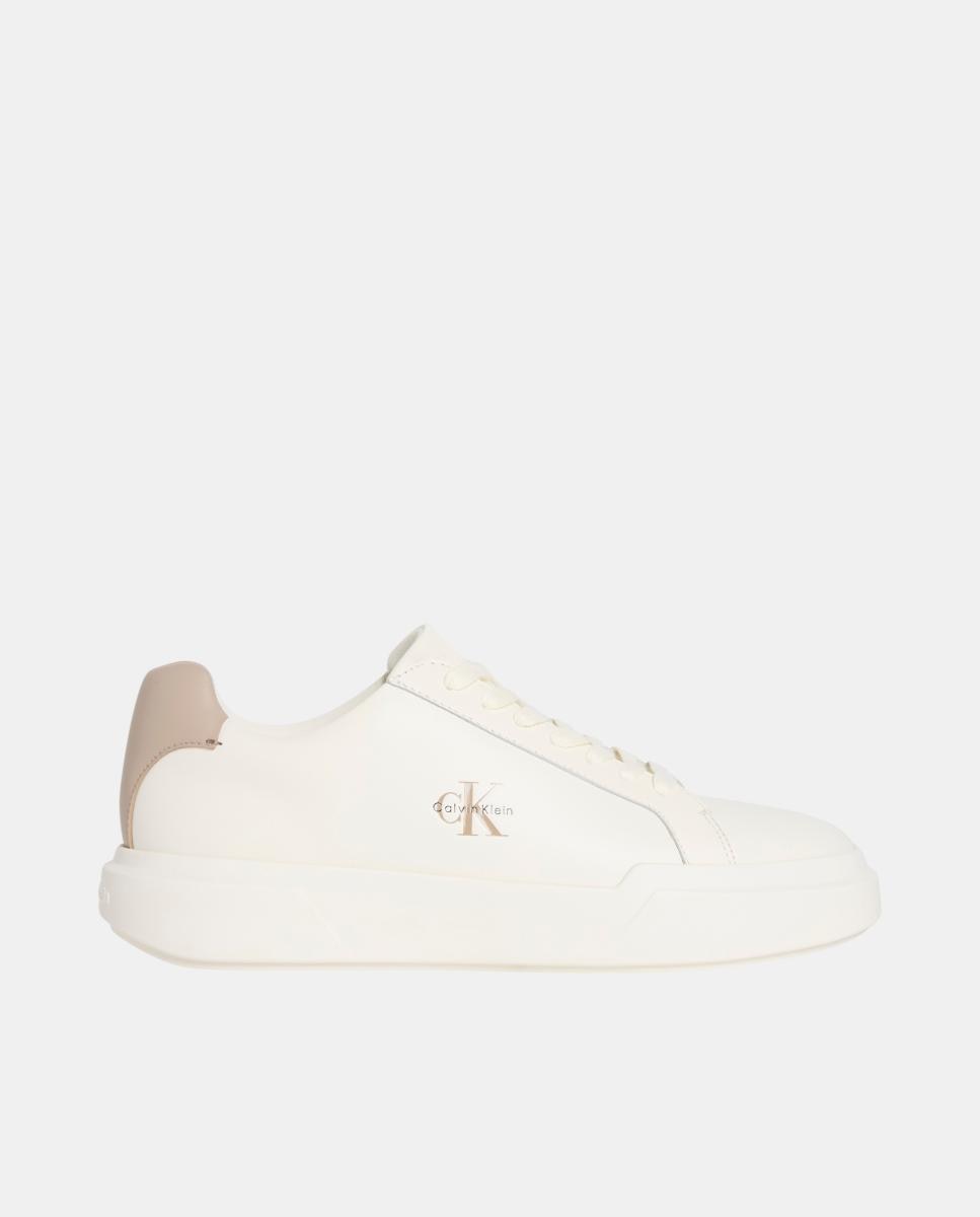 Calvin Klein - Zapatillas de piel suela chunky Calvin Klein.