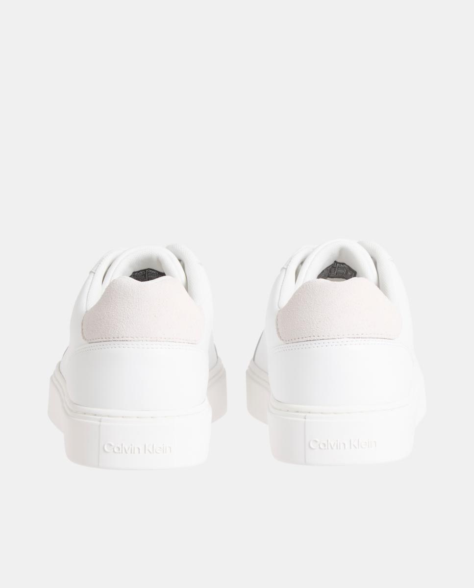 Zapatillas de piel clásicas cupsole Calvin Klein - Blanco Blanco-4