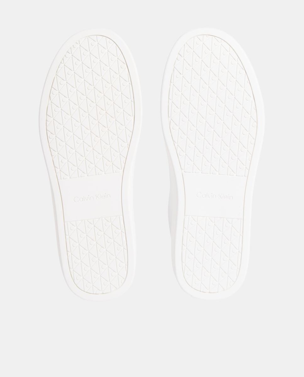 Zapatillas de piel clásicas cupsole Calvin Klein - Blanco Blanco-5