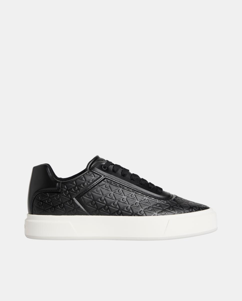 Calvin Klein - Zapatillas piel estampado all-over Calvin Klein.