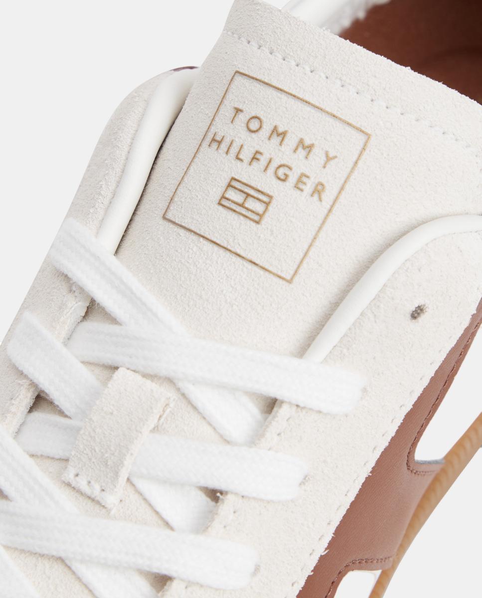 Zapatilla TH Tribeca de piel - Tommy Hilfiger - Blanco Blanco-5